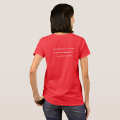 T-shirt zonder grenzen voor vrouwen (Achterkant volledig)