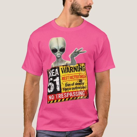 T-shirt Zone 51 (Devant)