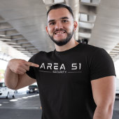 T-shirt Zone 51 Alien de sécurité OVNI extra-terrestre