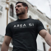 T-shirt Zone 51 Alien de sécurité OVNI extra-terrestre