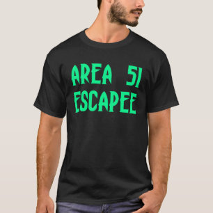 T-shirt Zone 51 Alien évadé Prison