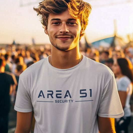 T-shirt Zone 51 T-Shir de l'Alien de sécurité