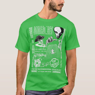 T-shirt Zone 51 Zone de rencontre