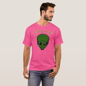T-shirt Zone 69 Mème Alien Drôle Avec Triangles (Devant entier)