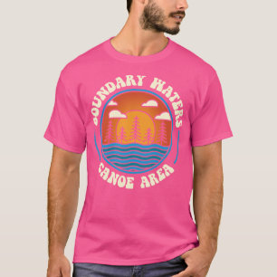T-shirt Zone de canot des eaux limitrophes Minnesota BWCA