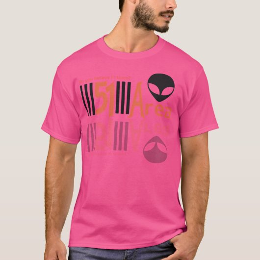 T-shirt Zone de code à barres 51 (Devant)
