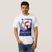 T-shirt Zone de commerce extérieur (Devant entier)