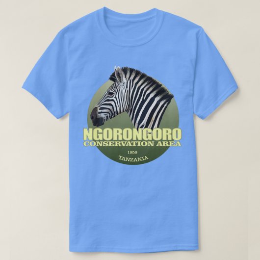 T-shirt Zone de conservation du Ngorongoro ZebraWT2 (Design devant)