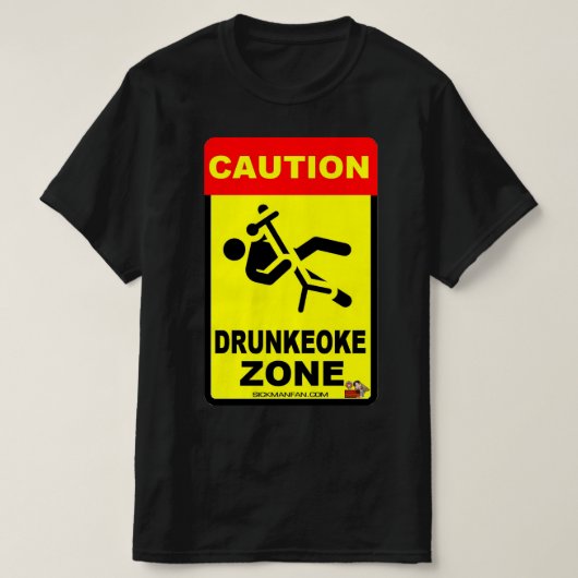 T-SHIRT ZONE DE DRUNKEOKE (Design devant)