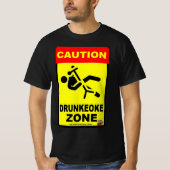 T-SHIRT ZONE DE DRUNKEOKE (Devant)