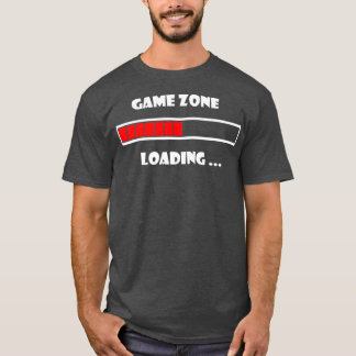 T-shirt Zone de jeu Chargement de jeu Amateurs de jeu cade