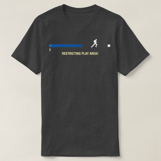 T-shirt Zone de jeu de restriction PUBG (Design devant)