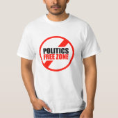 T-shirt Zone de liberté politique (Devant)
