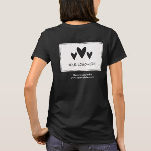 T-shirt Zone de poche Nom & Titre de votre logo