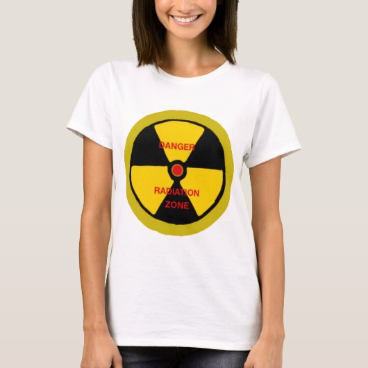 T-shirt Zone de rayonnement (Devant)