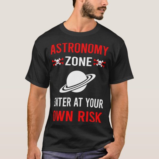 T-shirt Zone de risque Astronomie (Devant)