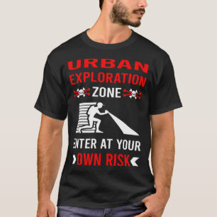 T-shirt Zone de risque Exploration urbaine