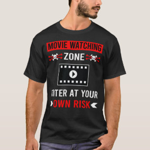 T-shirt Zone de risque Regarder les films