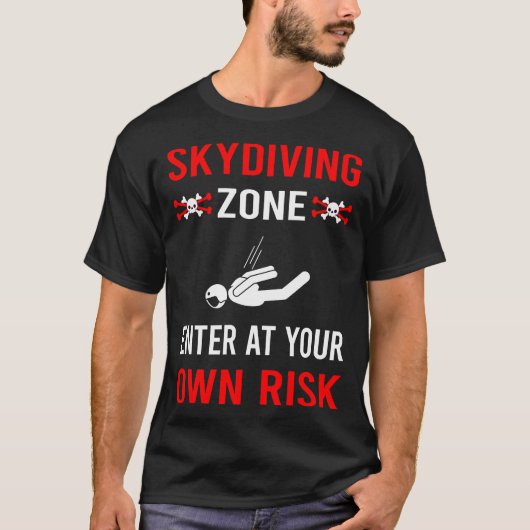 T-shirt Zone de risque Skydive Skydive Skydive (Devant)