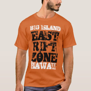 T-SHIRT ZONE DE RIVE EST GRANDE ÎLE HAWAII