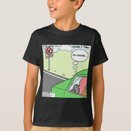 T-shirt Zone drôle sans seiches (Devant)