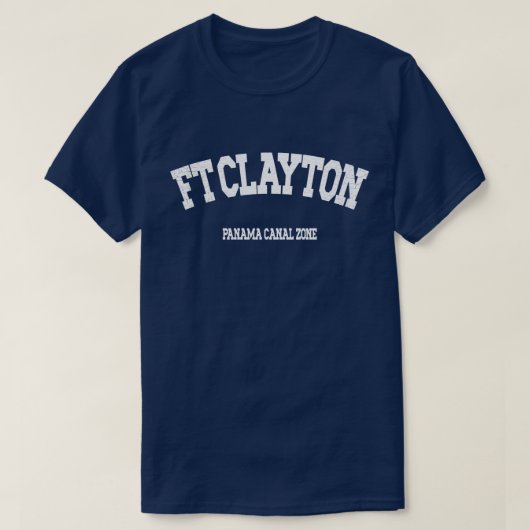 T-shirt Zone du canal de Panama : Ft. Clayton Sweatshirt (Design devant)