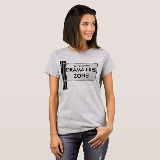 T-shirt Zone franche de drame (Devant entier)