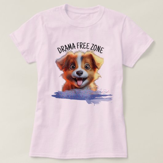 T-SHIRT ZONE LIBRE DE DRAME (Design devant)