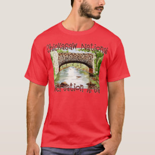 T-shirt Zone nationale de loisirs de Chickasaw Oklahoma