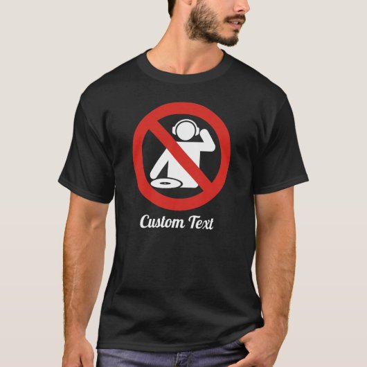 T-shirt zone no-dj (Devant)