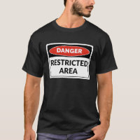Zone restreinte Signal Costume Danger Avertissemen