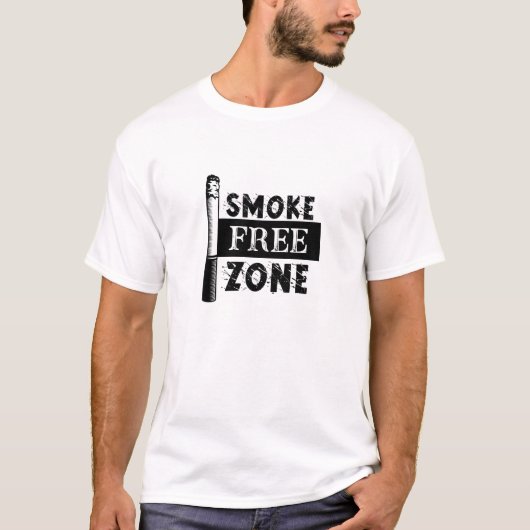T-shirt Zone sans fumée (Devant)