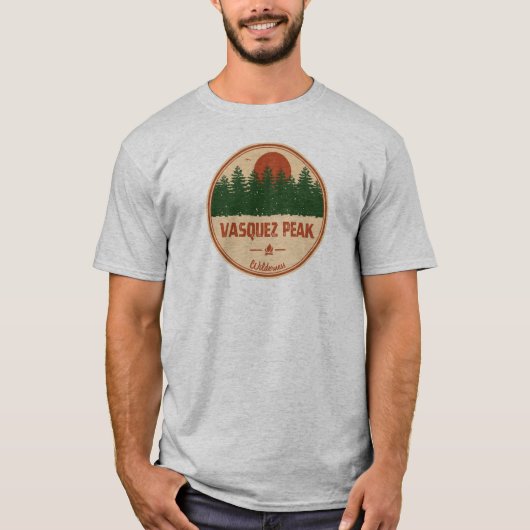 T-shirt Zone sauvage de Vasquez Peak Colorado (Devant)