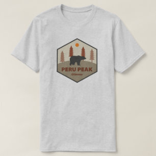 T-shirt Zone sauvage Peru Peak Vermont Ours