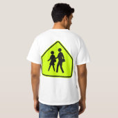 T-shirt Zone scolaire (Dos entier)