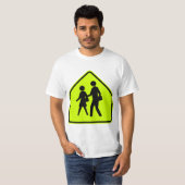 T-shirt Zone scolaire (Devant entier)