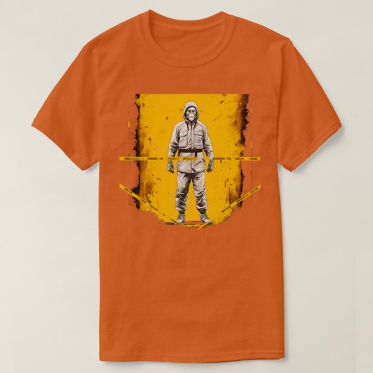 T-shirt Zone stérile de prudence (Design devant)