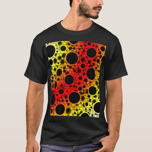 T-shirt Zones de bulles spatiales - WYR thermique (Devant)
