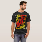 T-shirt Zones de bulles spatiales - WYR thermique (Devant entier)