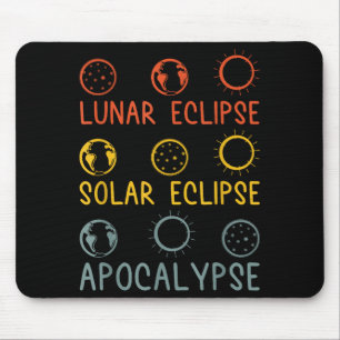 T-shirt Zonne- Maansverduistering Apocalyps Hemels Muismat