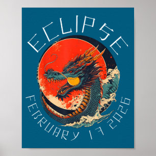 T-shirt Zonsverduistering 02 17 26 Poster