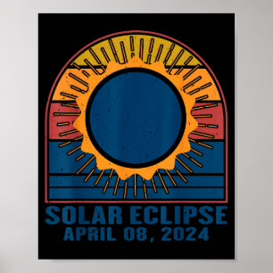 T-shirt Zonsverduistering Totale Zonsverduistering Poster