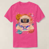 T-shirt Zoo Animal Afrique Giraffe Spatiale Scientifique R (Design devant)