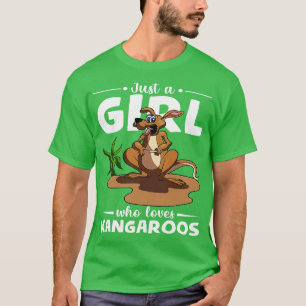 T-shirt Zoo Animal Australie Juste Une Fille Qui Aime Kang
