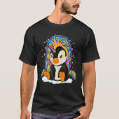 T-shirt Zoo Animal Bird Rainbow Penguincorn Imaginaire Uni (Devant)