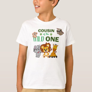 T-shirt Zoo animal Cousin de la Jungle sauvage mignonne