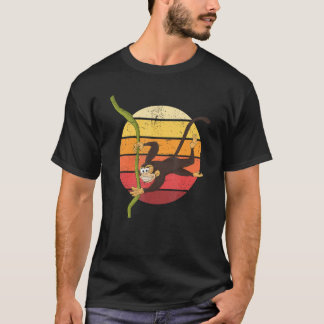 T-shirt Zoo Animal Singe Retro Singe