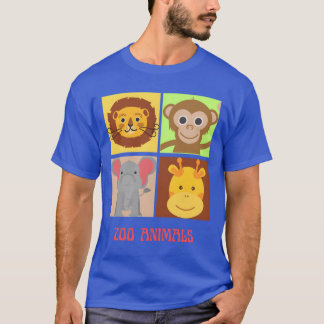 T-shirt zoo animals family