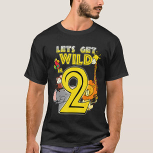 T-shirt Zoo Animaux 2 ans Safari 2e anniversaire Garçons G