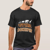 T-shirt Zoo Animaux sauvages Afrique Zoologiste Py (Devant)